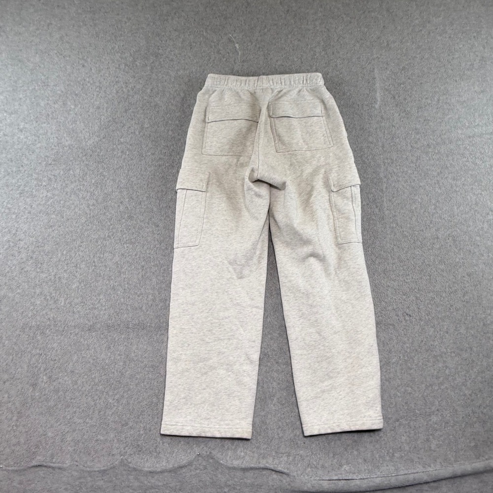 TNA Cargo Sweatpants Womens S Heather Gray Fleece Relaxed Fit Streetwear 91985
